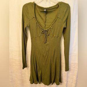 Target Wild Fable Green Mini Dress